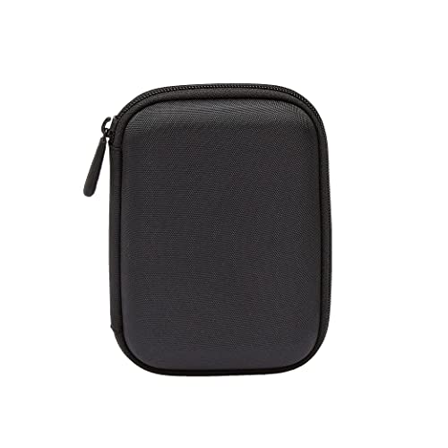 Amazon Basics Funda de Disco Duro, 15.1 x 10.8 x 4.2 cm, Color Negro y Naranja