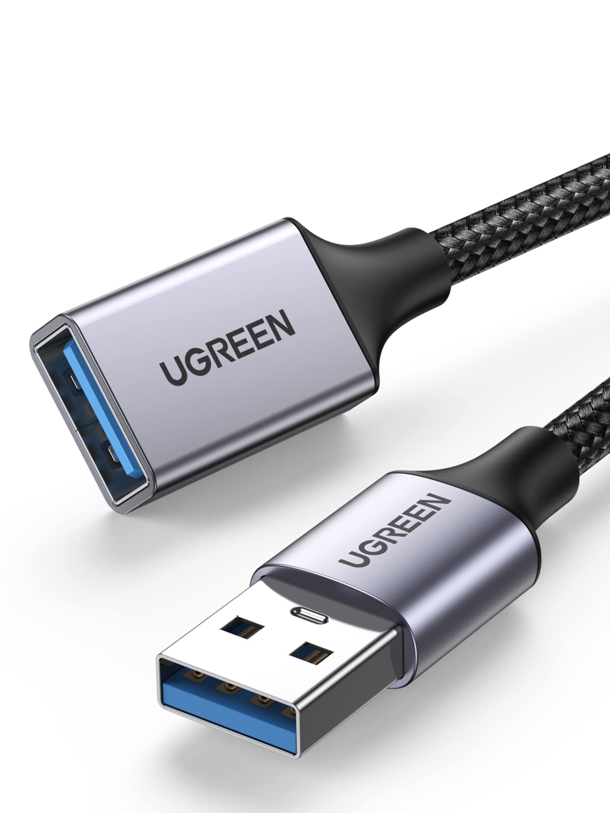 UGREEN Cable Alargador USB 3.0 Extension Tipo A Macho a Hembra Extensor 5 Gbps para Ordernador, Disco Duro Externo, Impresora
