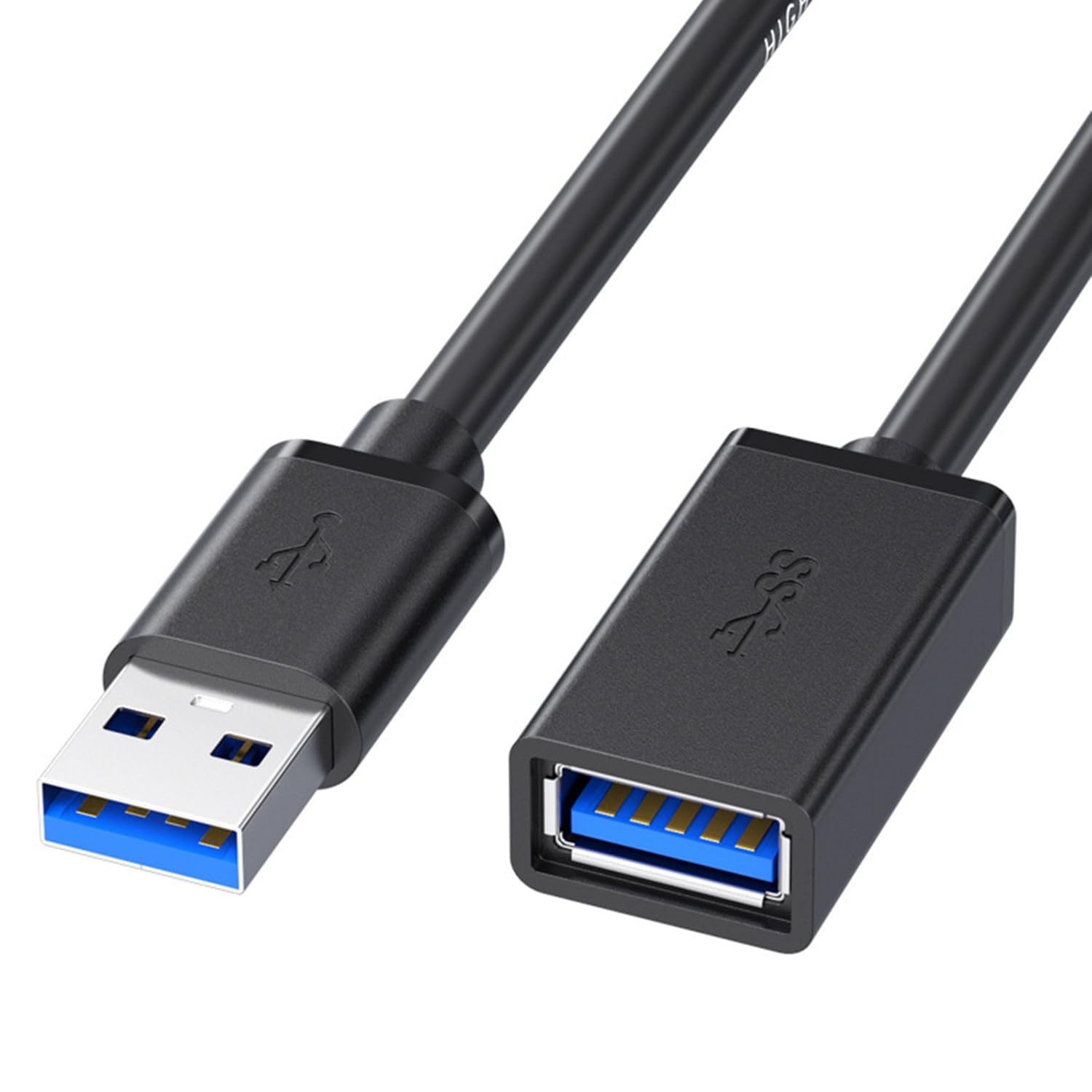 CABLEPELADO Cable Alargador USB 3.0 Super Speed, Cable Extensor USB Tipo A Macho Hembra, Alta Velocidad 5Gbps para Impresora,
