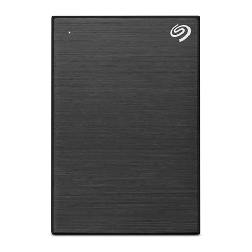 Seagate One Touch 5TB, con protteción de contraseña, disco duro externo portátil, PC, portátil y Mac, USB 3.0, Space Gray, incl. Rescue Services (STKZ5000404)