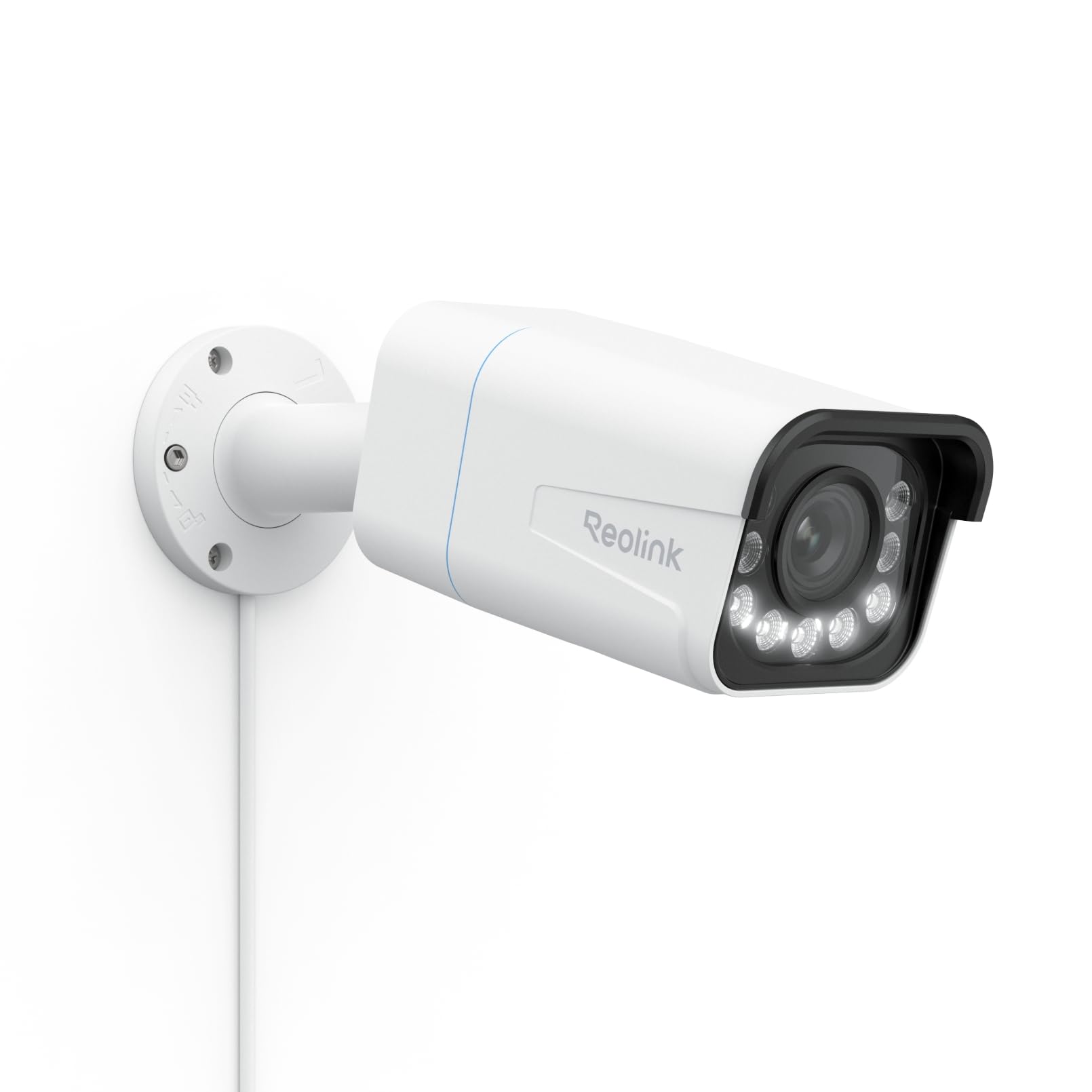 Reolink 4K 8MP Camara Vigilancia PoE con Foco, Detección de Personas/Vehículos/Pets, Zoom óptico 5X, Color Visión Nocturna La