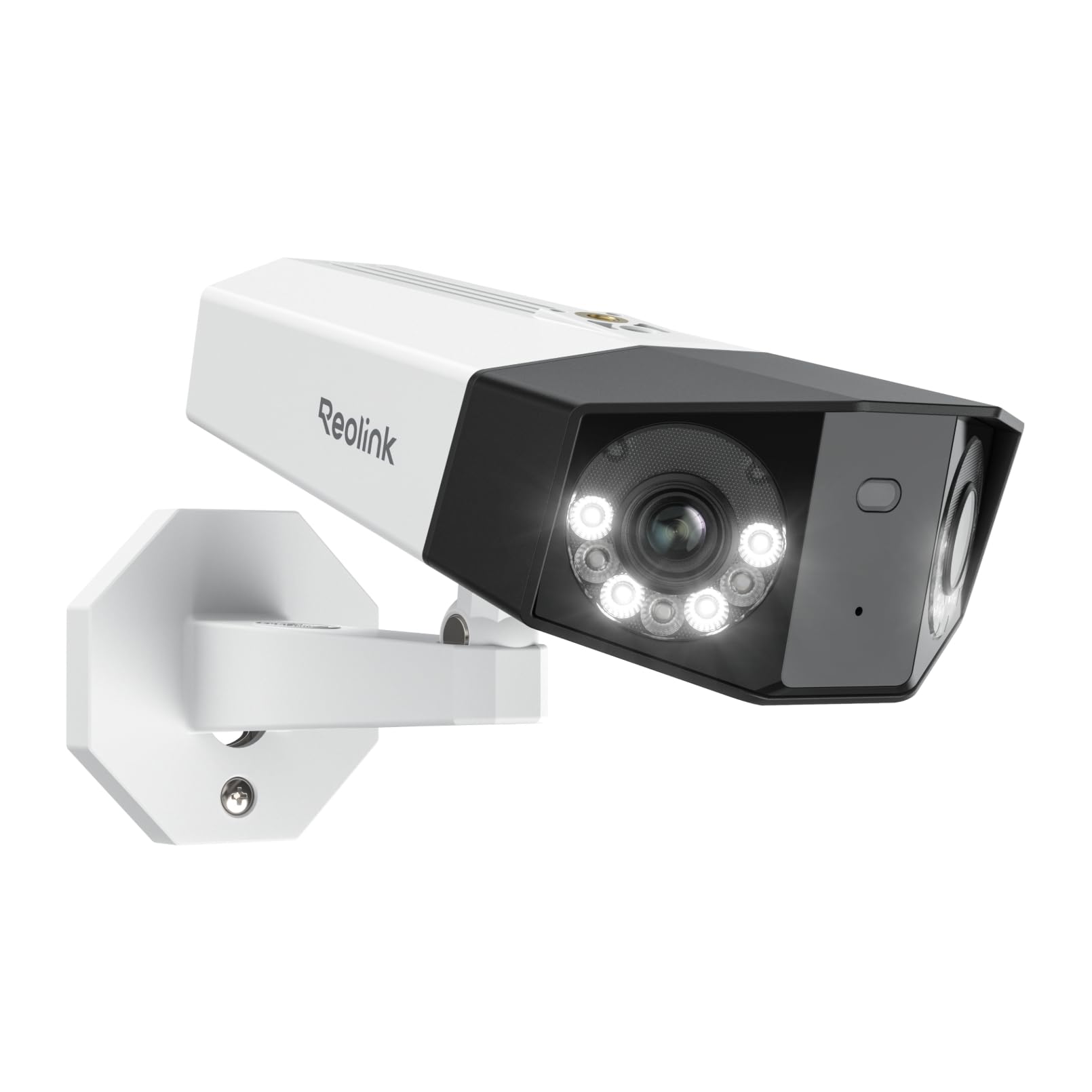 Reolink 4K 8MP Camara Vigilancia de Doble Lente con Campo de Visión 180°, Cámara IP Soporta Detección de Personas/Vehículos/M