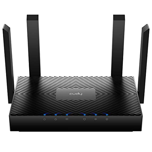 Cudy Router Wi-Fi 6 de Doble Banda AX3000, 802.11ax, 160 MHz, MU-MIMO, OFDMA, WireGuard, OpenVPN, WPA3, WR3000