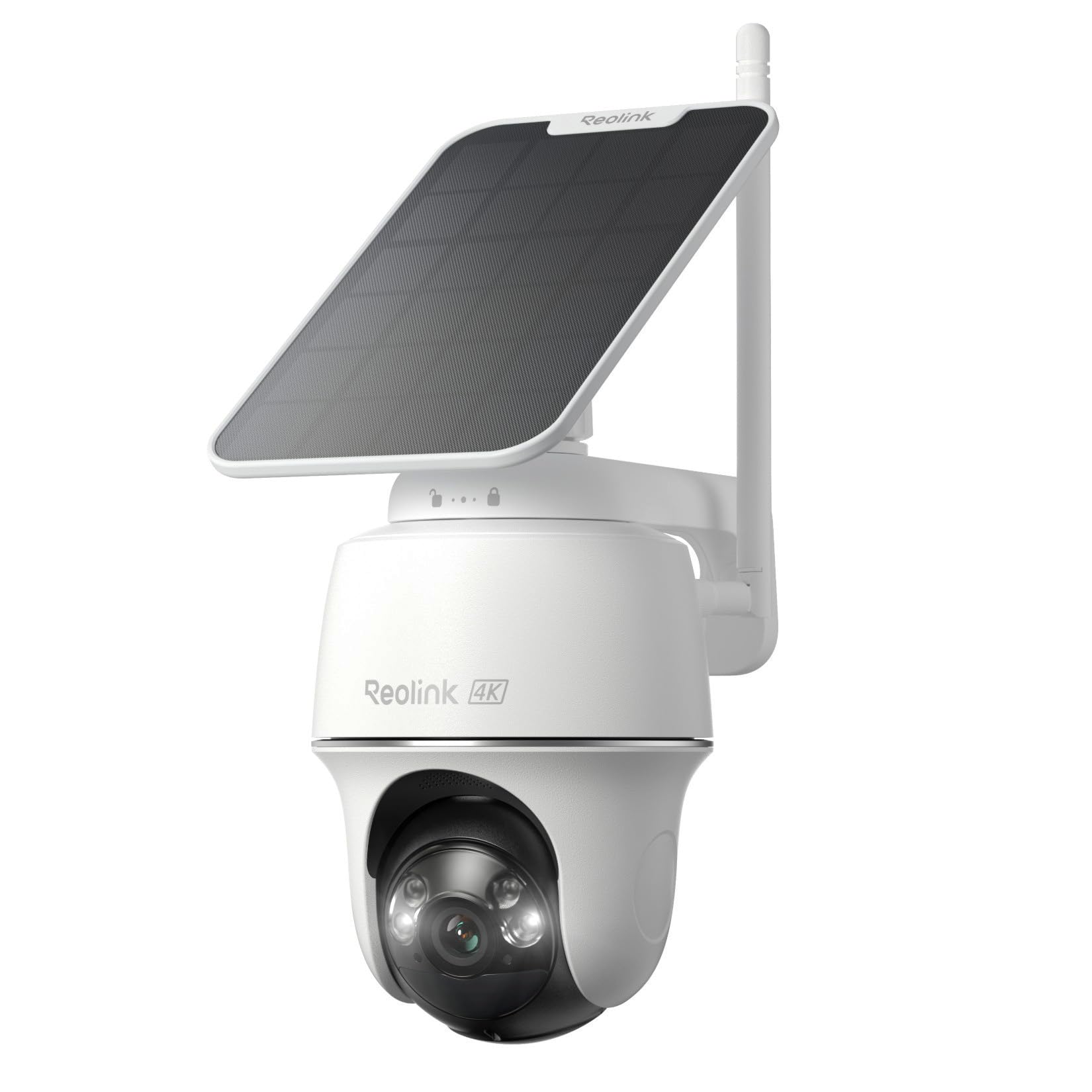 Reolink 4K 360° PT Camara Vigilancia WiFi Exterior Solar, 8MP Cámara con Auto-Seguimiento, Wi-Fi 6 de 2,4/5 GHz, Detección In