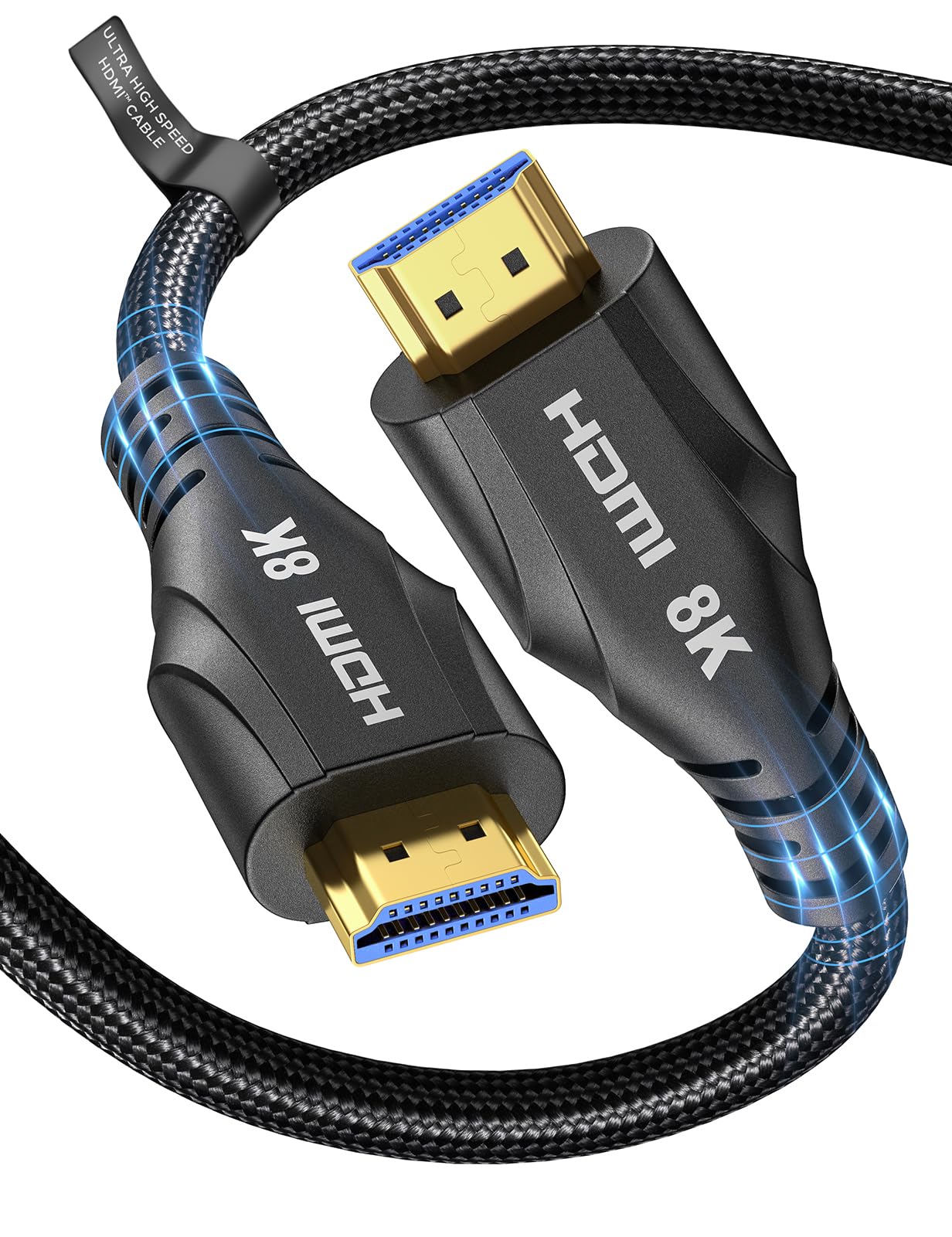 Cratree Cable HDMI 8K Ultra Alta Velocidad Cable HDMI,10K 8K 60Hz 4K 120Hz 48Gbps 2.1,Dolby Vision HDCP 2.3 eARC,Compatible c