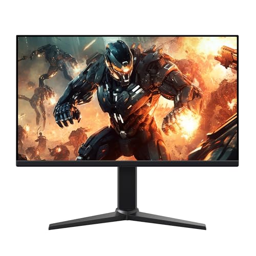 Amazon Basics Monitor para Juegos de 24"/61 cm, FHD 1080p, 165 Hz, Compatible con VESA, sincronización adaptativa, Respuesta de 1 ms, Negro