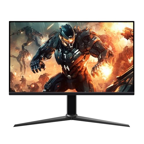 Amazon Basics Monitor para Juegos de 27"/68.6 cm, FHD 1080p, 165 Hz, Compatible con VESA, sincronización adaptativa, Respuesta de 1 ms, Negro