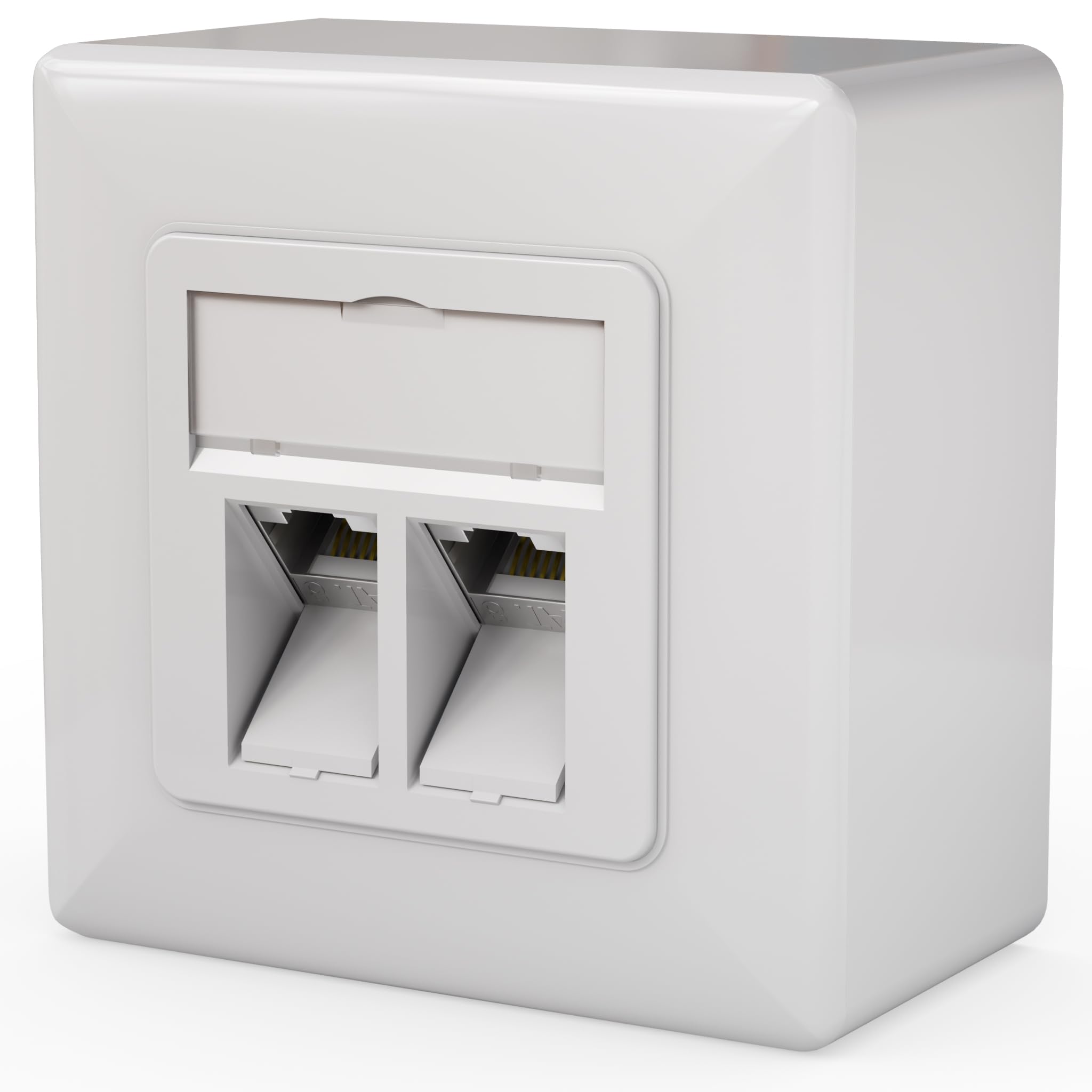 maintec Enchufe de red CAT8.1 CAT8 de montaje en superficie/empotrado de 40 Gbps Ethernet LAN Toma UAE caja de conexión de en