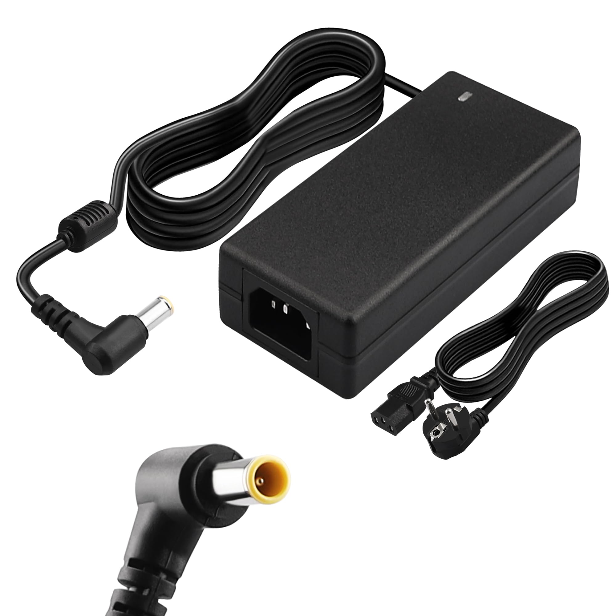 Xahpower 19V Adaptador Cargador para LG Electronics 19'' 20" 22" 23" 24" 27" 32" TV 24TQ510S-PZ 32MR50C-B 27GN800P-B 27GR93U-