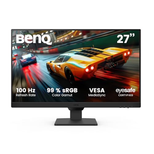 BenQ GW2790E 27 pulgadas Eye-care Gaming Monitor, 100Hz, 1920x1080p, IPS, Flicker-Free, Low Blue Light Plus, Certificado TÜV Rheinland, 2X HDMI, DisplayPort