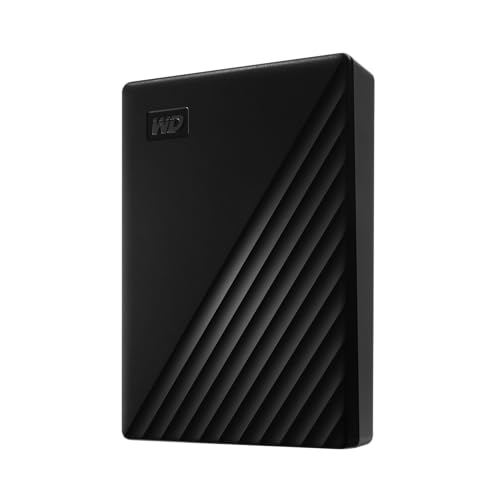 WD 6TB My Passport Disco Duro Externo Portátil, USB 3.2 Gen 1/USB 3.0, Copia de seguridad y protección con contraseña, Formateado para Windows, ChromeOS y MacOS, Negro