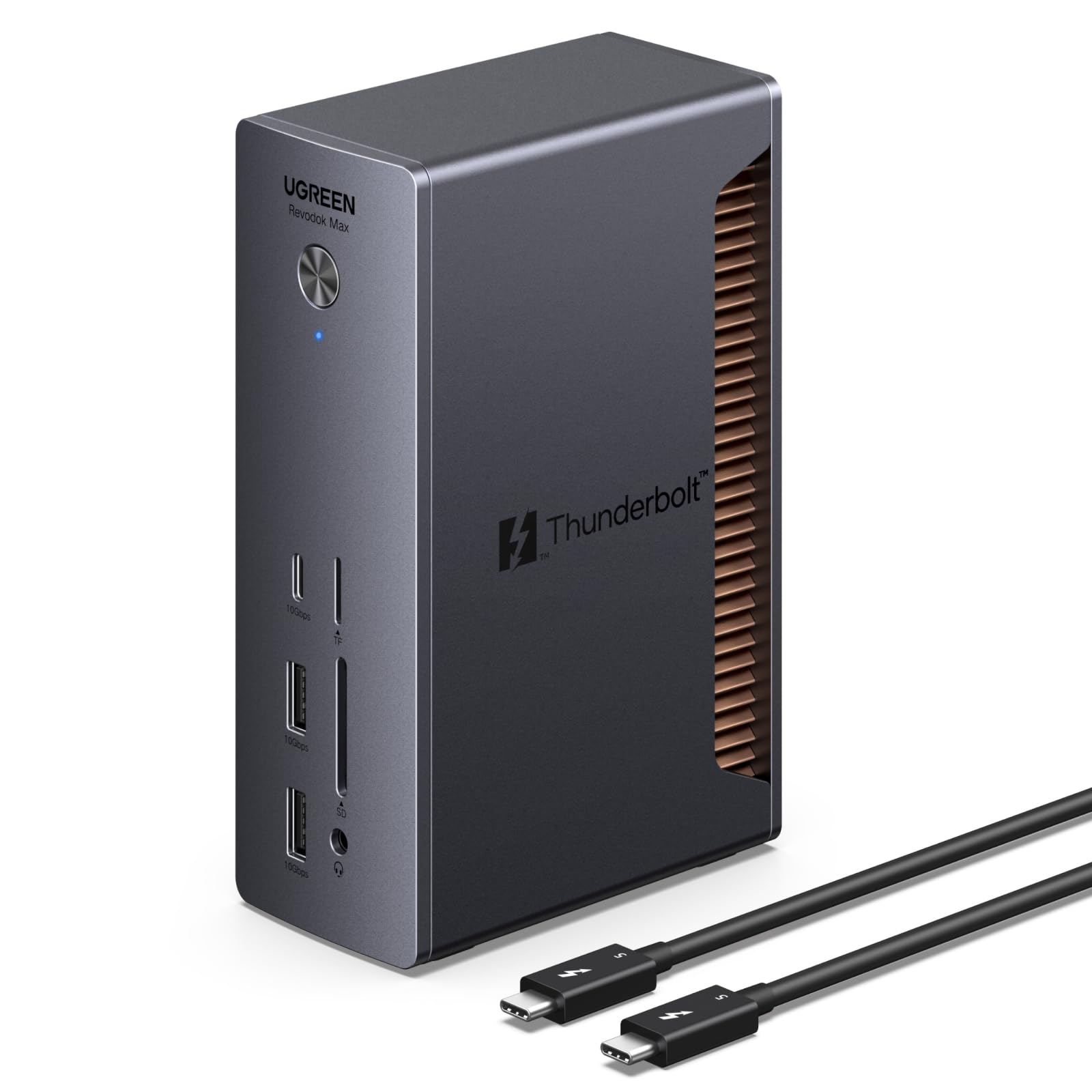 UGREEN Revodok MAX 2131 Docking Station Thunderbolt 5 120Gbps Transferencia Ultra Rápida Dock Hub 13 en 1 con 4 TBT5 Multi US