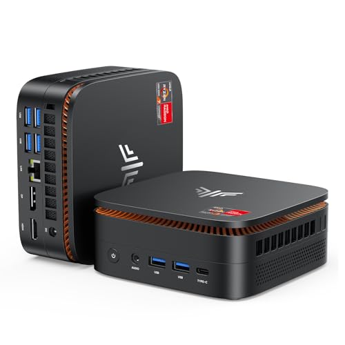NiPoGi Hyper H1 Mini PC ΑΜD Ryzen 7 6800H(,8C/16T,hasta 4.7GHz) 32GB LPDDR5 4800MHz/1TB M.2 NVMe SSD W-11 Pro,HDMI 2.0+DP 2.0 Mini Ordenador de Sobremesa WiFi 6,BT5.2/RJ45,4K @60HZ UHD Triple Display