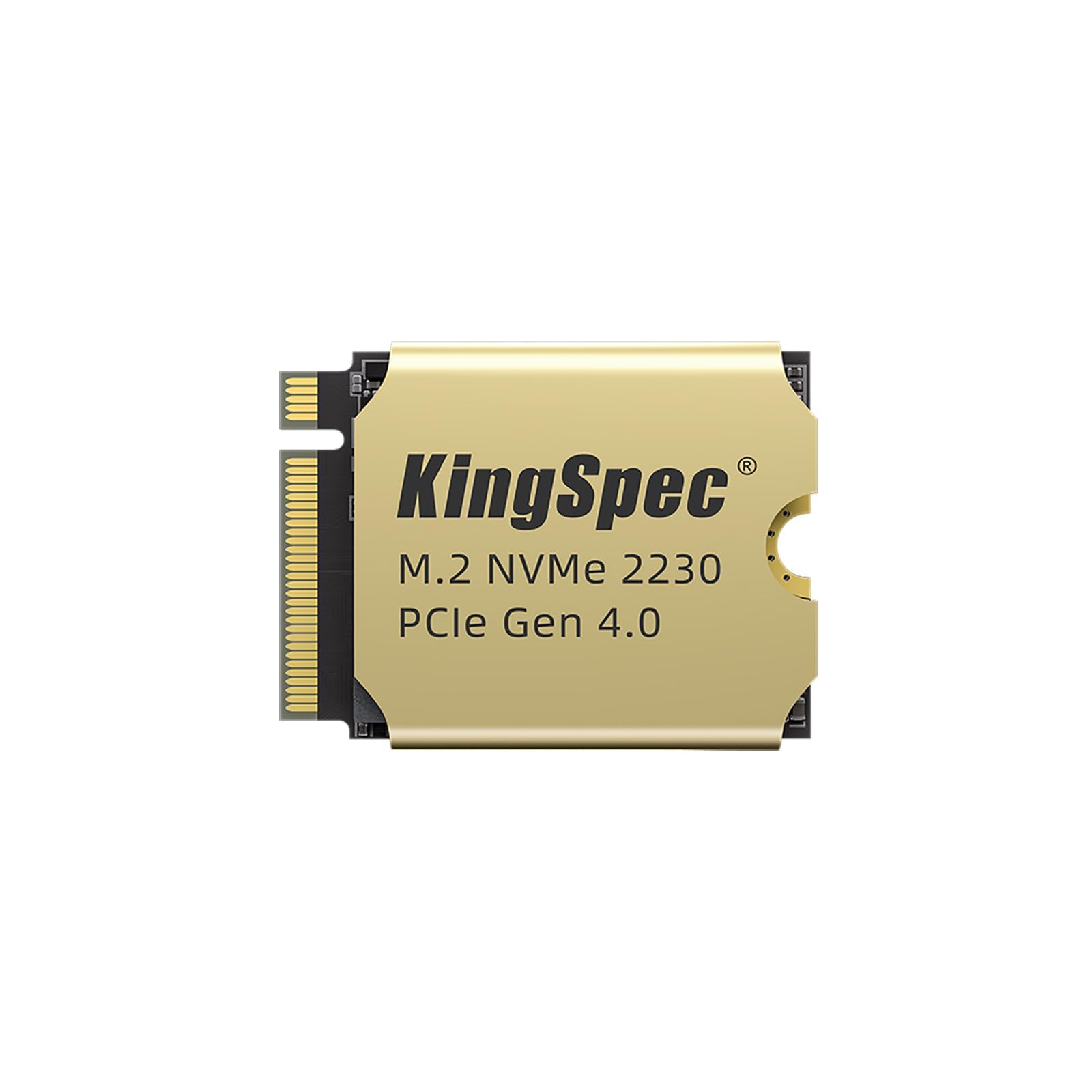 Kingspec SSD de 2TB M.2 2230 PCIe Gen4 NVMe con disipador de Calor, hasta 5000MB/s Interno Solid State Drives, Compatible con