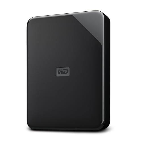 WD 5TB Elements Ae, Disco Duro Externo Portátil, USB SuperSpeed 3.2 Gen 1/USB 3.0, Ampliación de Almacenamiento para conectar y Usar, Formateado para Windows, Negro