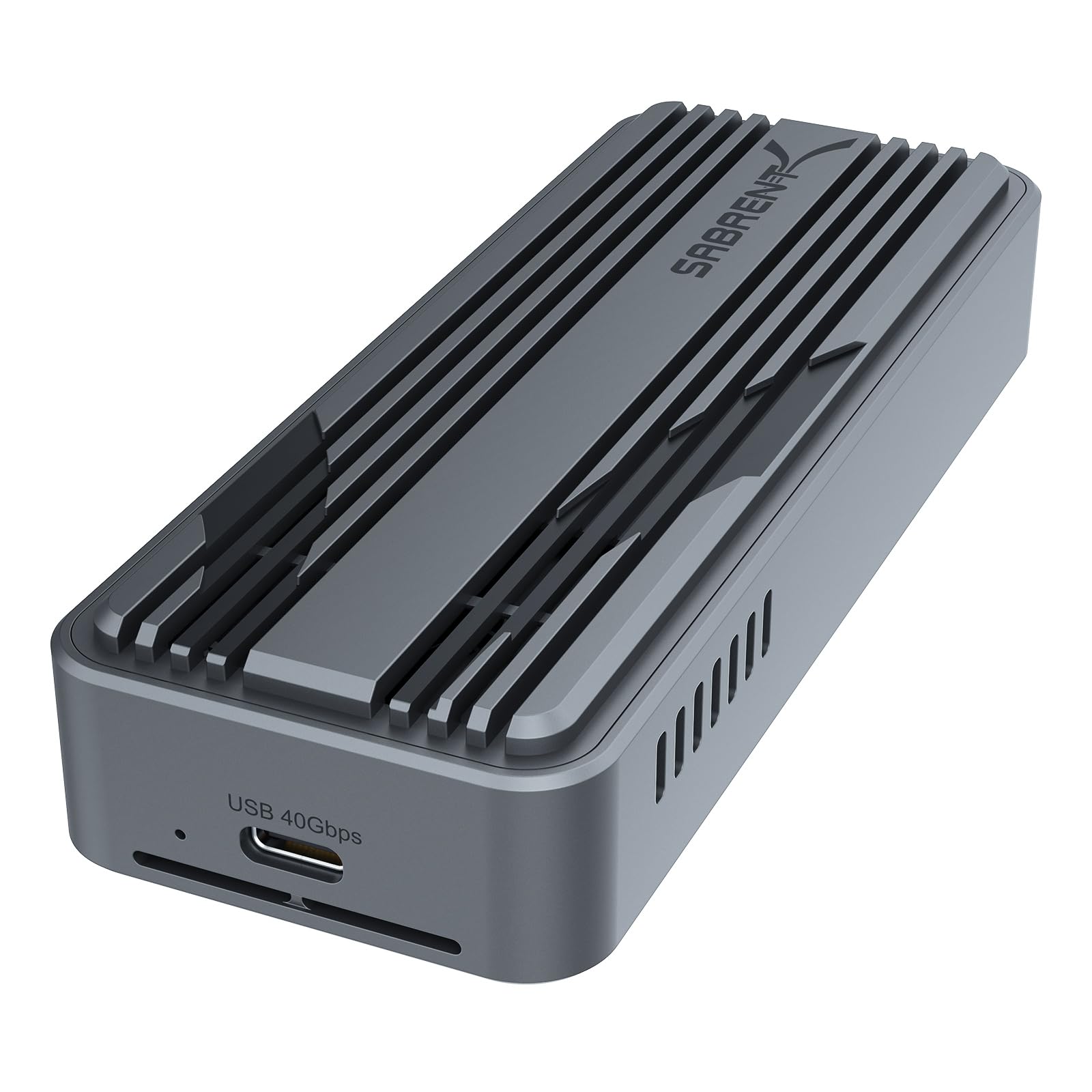 SABRENT Carcasa SSD USB 4 NVMe – Funda Externa SSD USB 4.0 M.2 PCIe 4.0 x4 sin Herramientas, 3900 MB/s, Compatible con Thunde